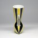 Vintage Vase • B&W “Wasp” Series • János Török • Zsolnay • 1950