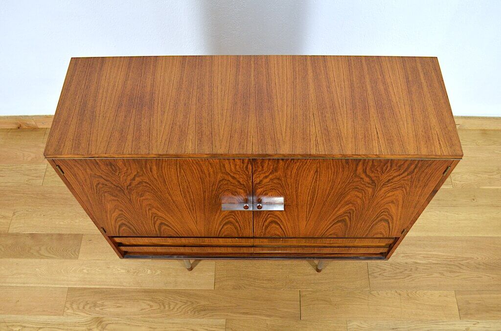 Scandinavian design furniture in rosewood from Rio Alfred Hendrickx 1960