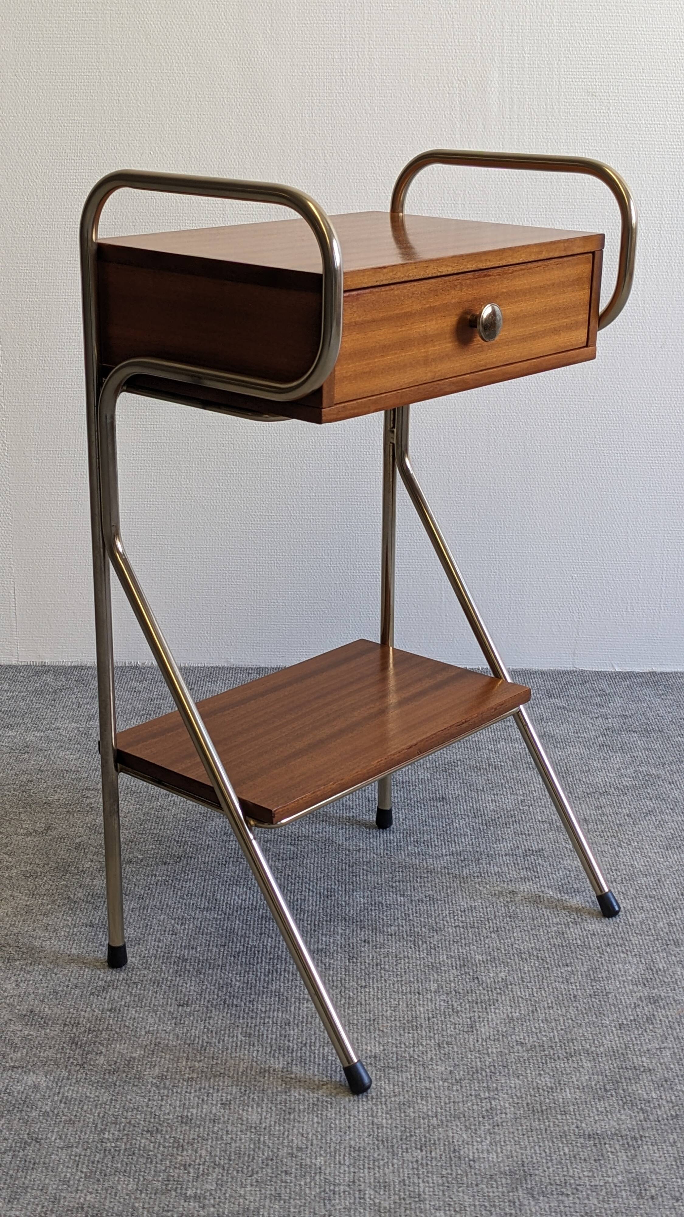 Bedside or side table by Jacques Hitier from the 50s/60s