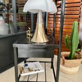 Vintage boarding school bedside table