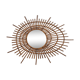 Mirror Sun rattan to form original circa 1960 72cmx60 cm