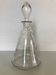 Antique engraved glass carafe