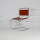 Chaise MR10 Mies Van Der Rorhe circa 1960 cuir cogna