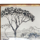 Tableau paysage provençal