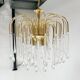 XL waterfall chandelier of Murano glass, 1970s