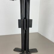 Large brutalist bronze candleholder by Manfred Bergmeister, Germany, 1970s