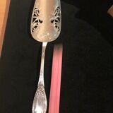 Silver metal pie shovel