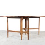 Midcentury Drop Leaf Teak Table. Vintage Modern / Retro / Danish Style.