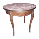 Table basse style Louis XV dessus marbre