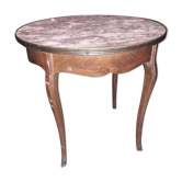 Coffee table style Louis xv marble top