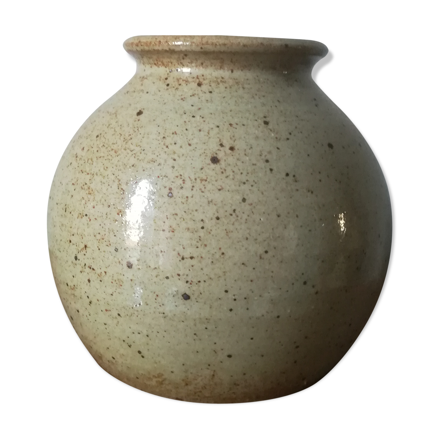 Sandstone ball vase