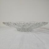 Chiseled glass dish