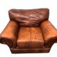 Ensemble de 2 fauteuils en cuir tchèque XL