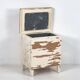 Antique solid wood refrigerator (France, circa 1920)