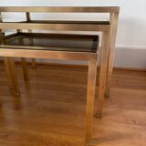 Brass pull out tables