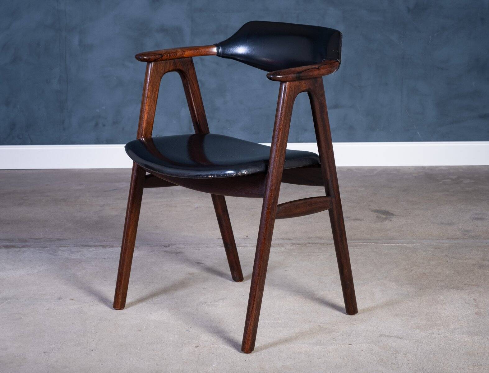 Vintage Armchair in Rosewood by Erik Kirkegaard for Høng Stolefabrik, 1960s