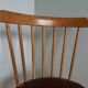 2 chairs bistro Baumann model 740 wood and skaï Scandinavian style