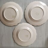 Sarreguemines Cavaillon fruit plates