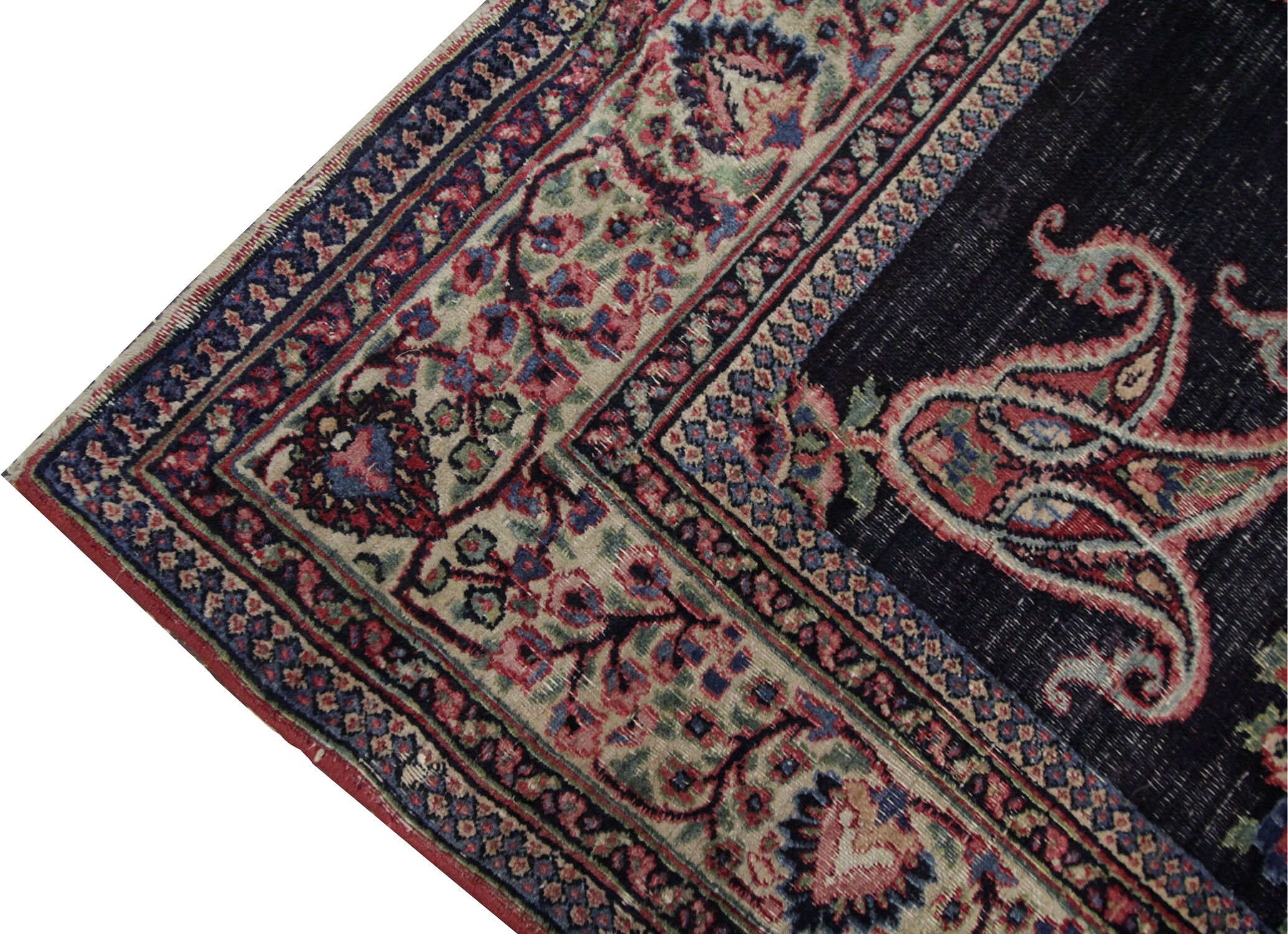 Antique Oriental Persian Kerman Rug- 128x190cm