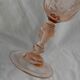 Set of 6 luminarc rosaline glass champagne flutes.