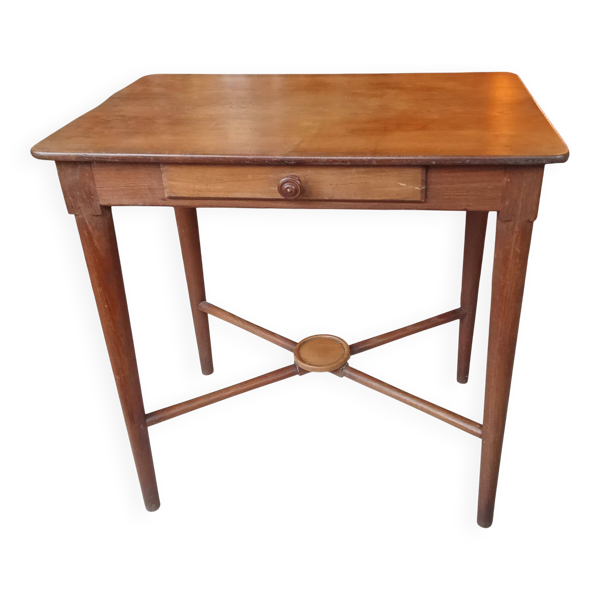 Ancien bureau table d'appoint en bois