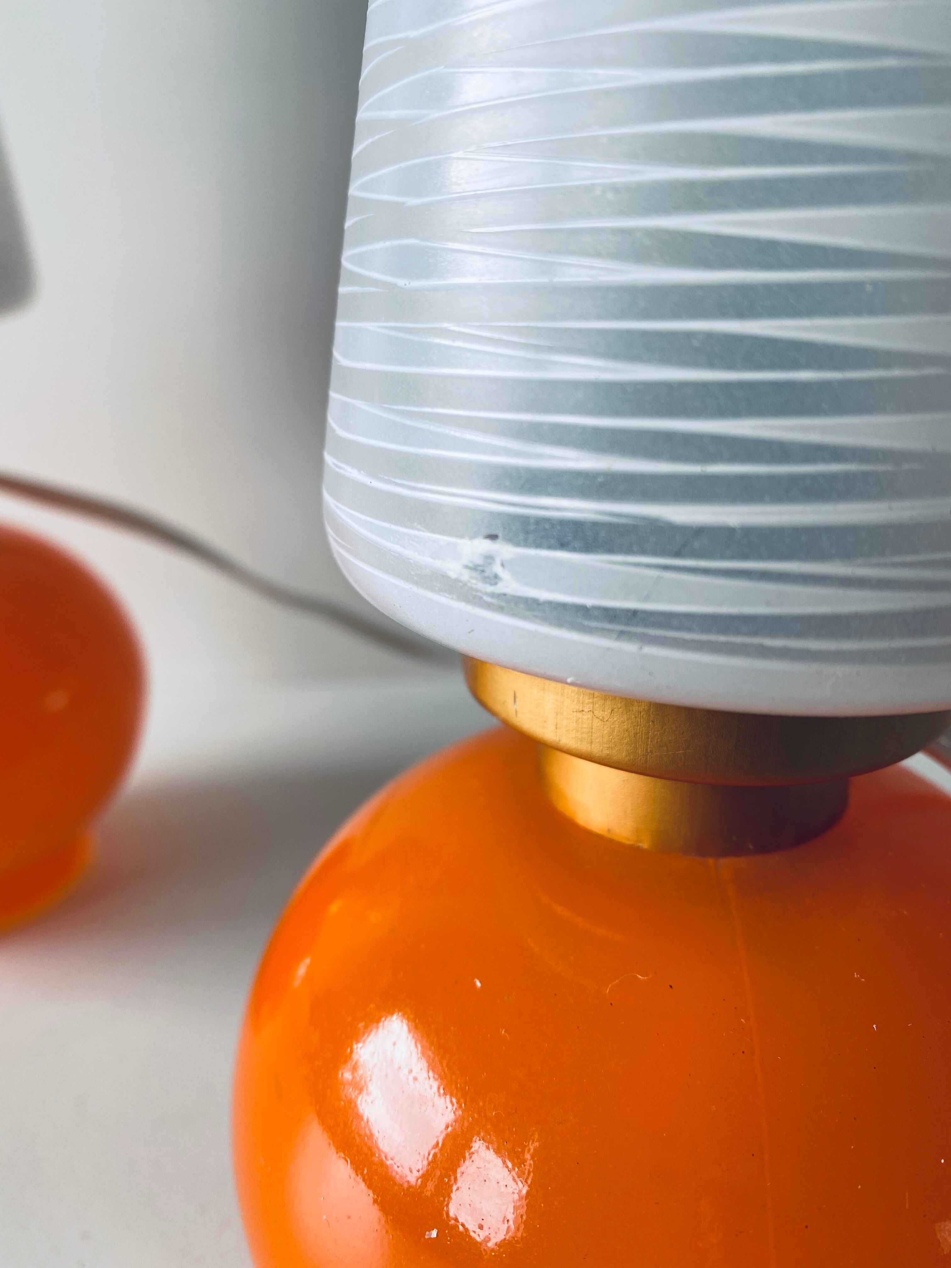 Paire de lampes de chevet vintage
