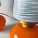 Paire de lampes de chevet vintage
