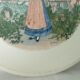 Plate a tart in Sarreguemines earthenware, model Obernai.