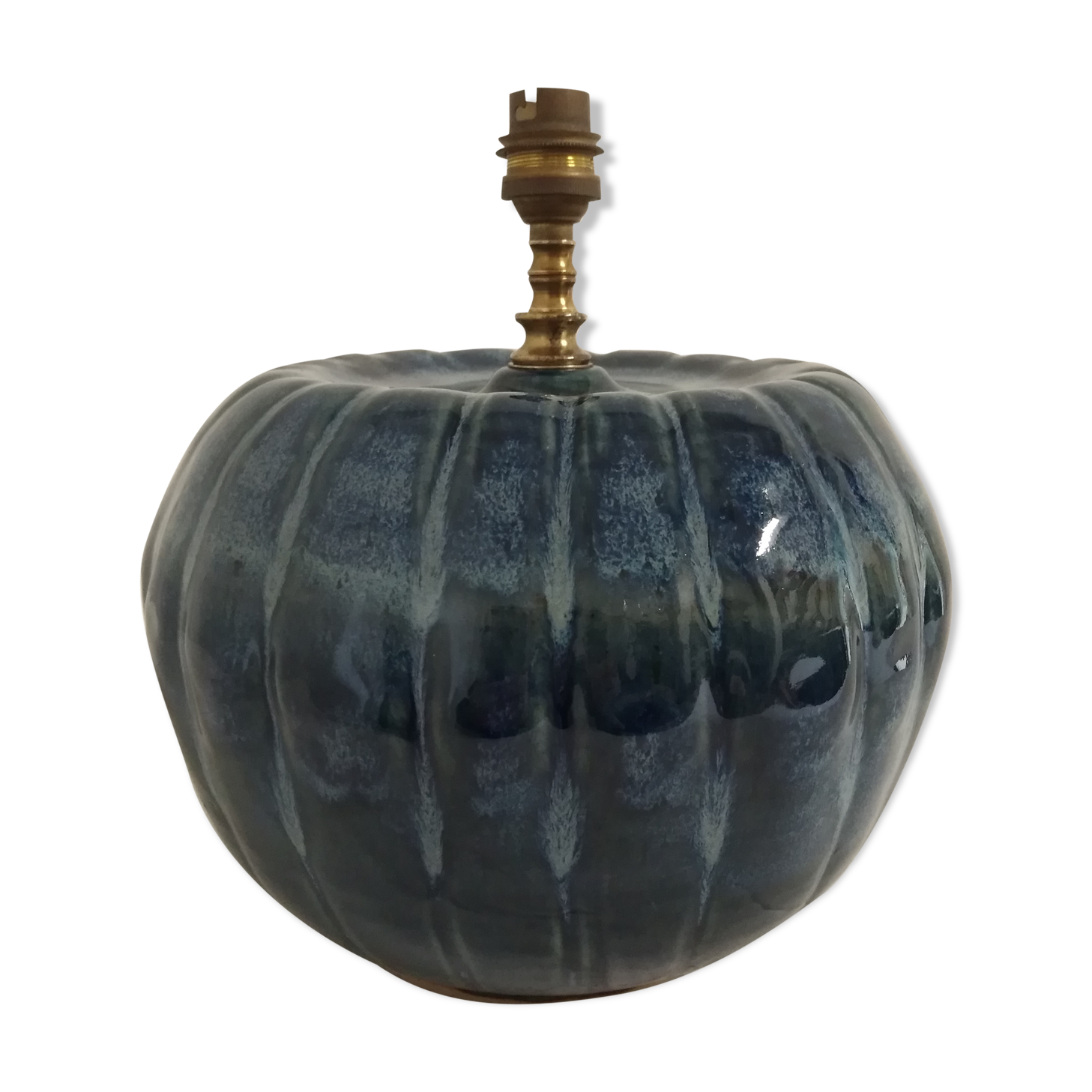 Glassed sandstone ball lamp foot