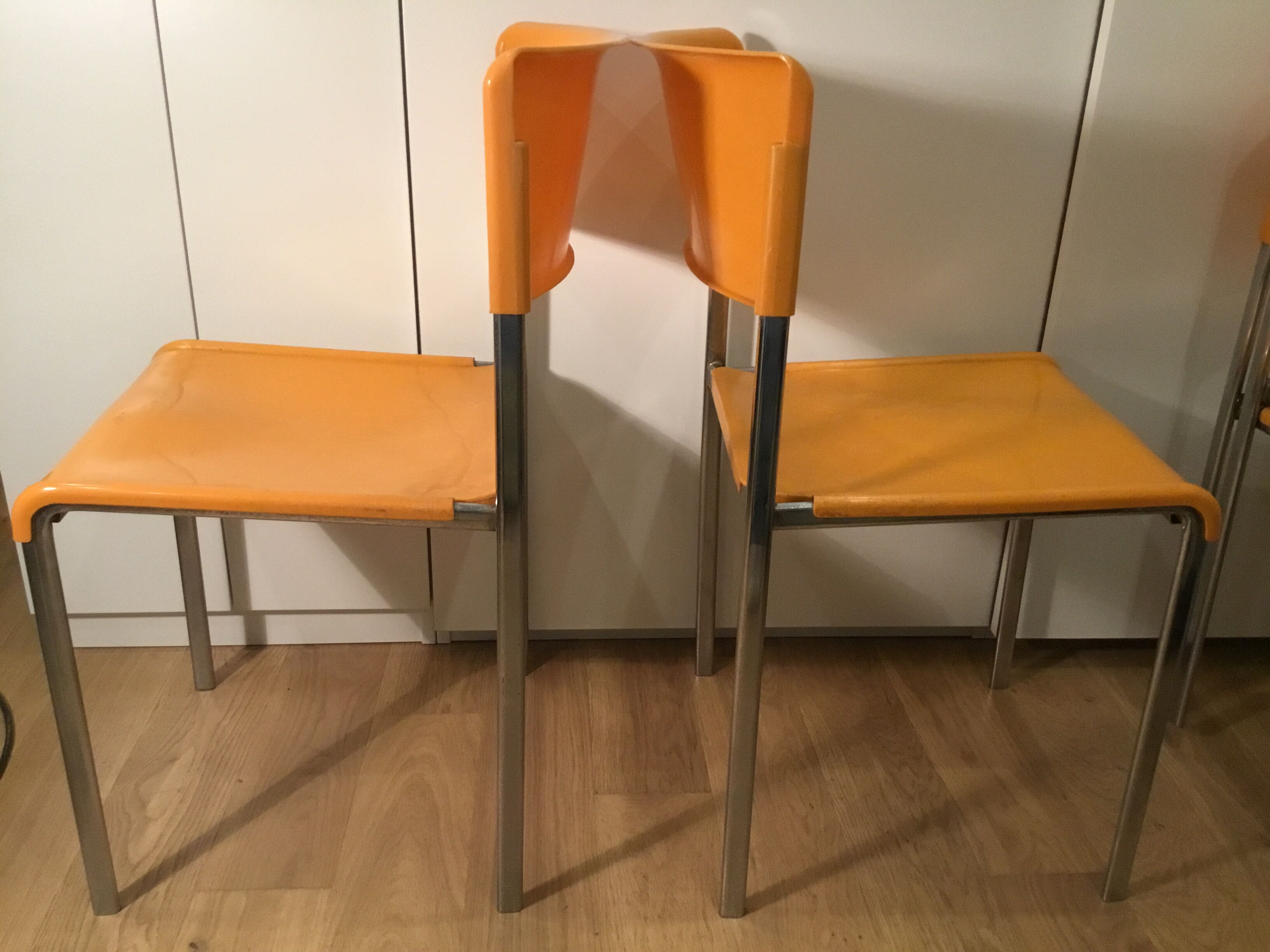 4 L303 chairs by Lafargue