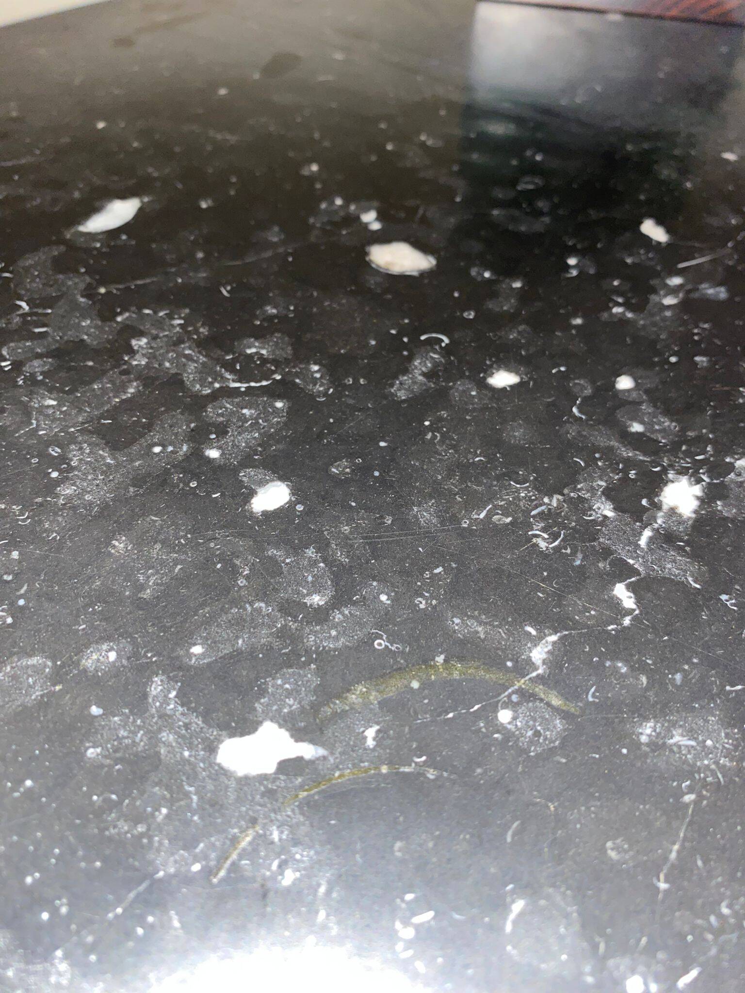 Marble & wrought iron coffee table, 1940