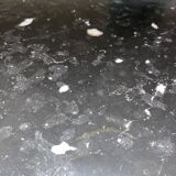 Marble & wrought iron coffee table, 1940