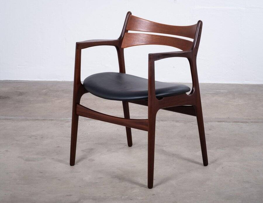 Teak Armchair attributed to Erik Buch for Christiansen Møbelfabrik, Denmark, 1960s