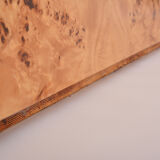 Willy Rizzo Elm Birch Wood and Brass Cabinet Model Alveo for Mario Sabot