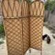 Paravent rotin et bambou
