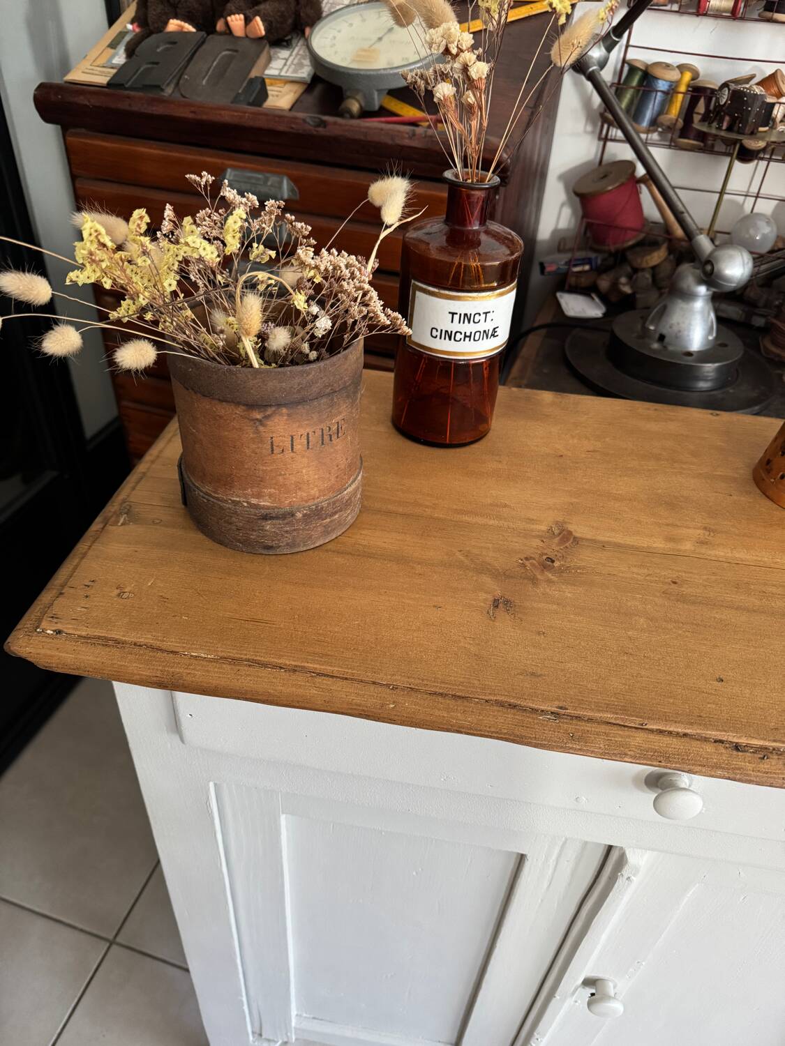 Antique vintage Parisian sideboard