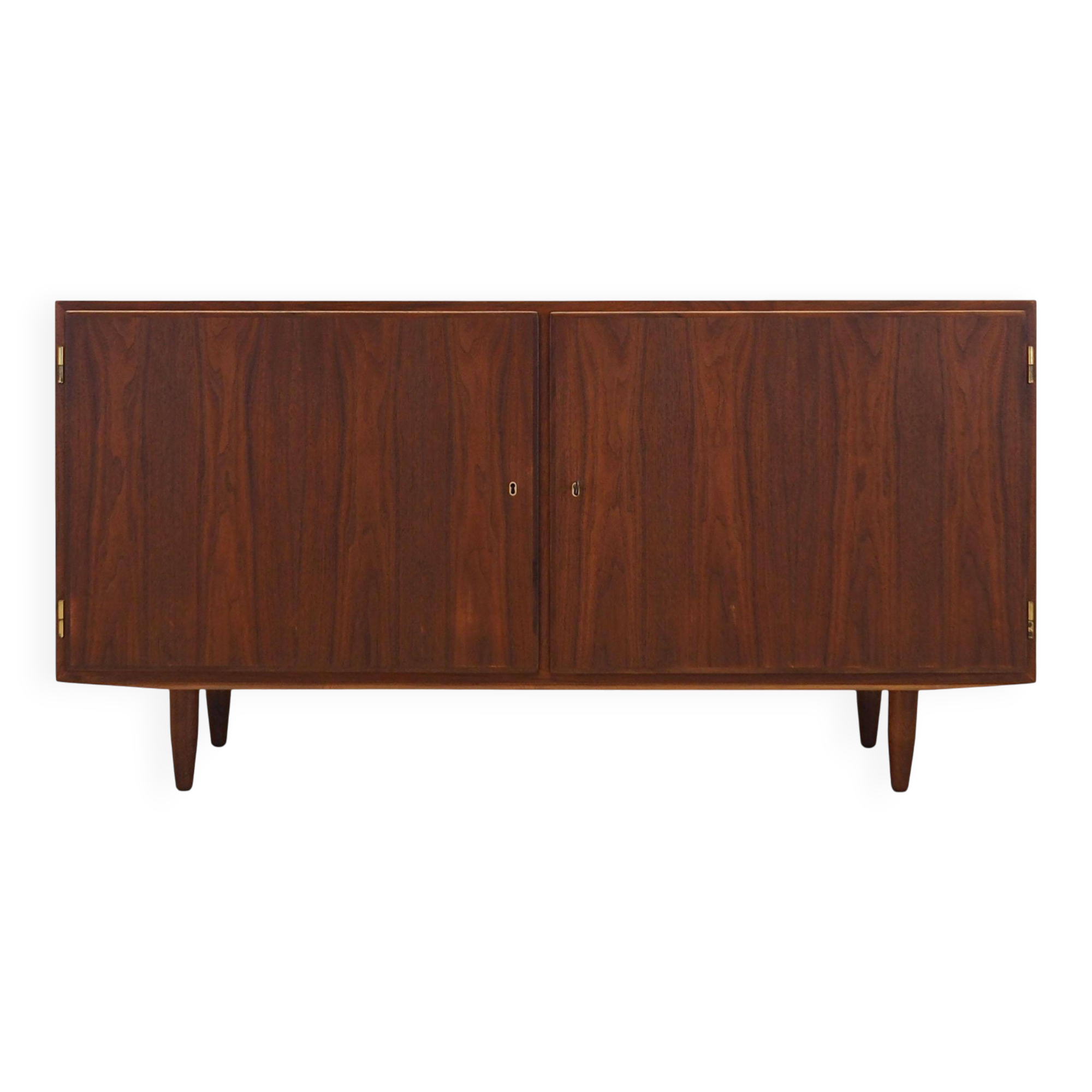 Walnut cabinet, Danish design, 1970s, designer: Carlo Jensen, manufacturer: