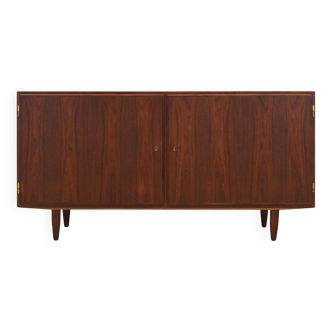 Walnut cabinet, Danish design, 1970s, designer: Carlo Jensen, manufacturer: