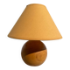 Table lamp in turned wood, ball 1990