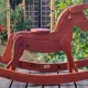 Rocking Horse La Varlope Solid Pine Wood Toy Child