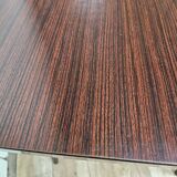 Table Mid Century en stratifié palissandre