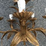 Gold metal chandelier