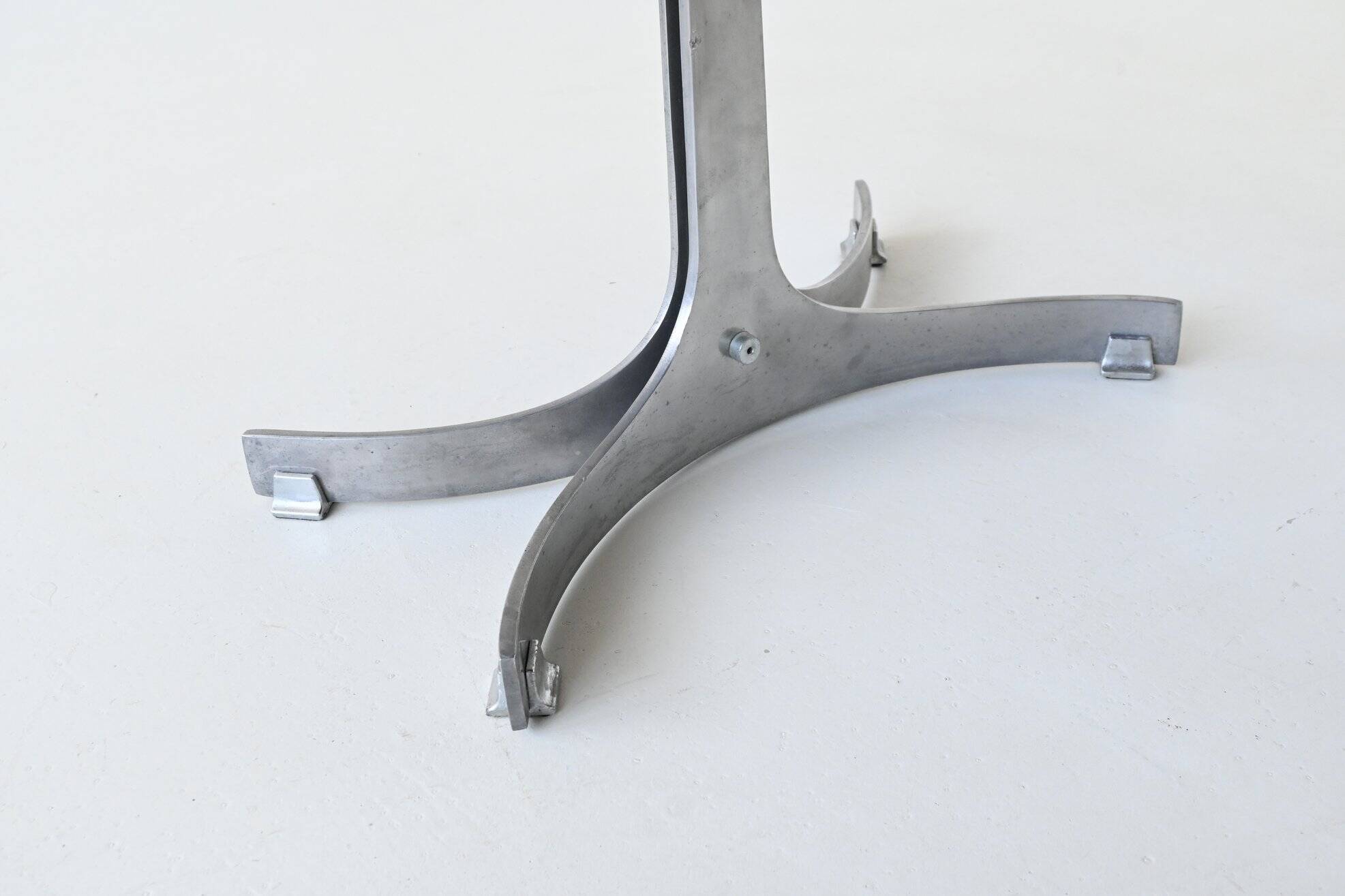 Trau Arredamenti Metallici S.P.A. large desk in rosewood Italy 1960