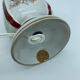 Foot antique porcelain lamp has early 20th century bird decoration (Limoges Paris?)