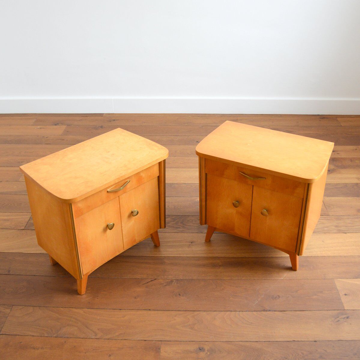 Pair of vintage bedside tables 1960s