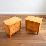 Pair of vintage bedside tables 1960s