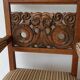 Pair of thrones vintage incredible chairs.