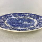 Large Round Dish Villeroy and Boch Burgenland blue