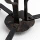 Natural design iron candlestick