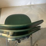 Set of 6 “Ant” chairs in dark green – Arne Jacobsen for Fritz Hansen